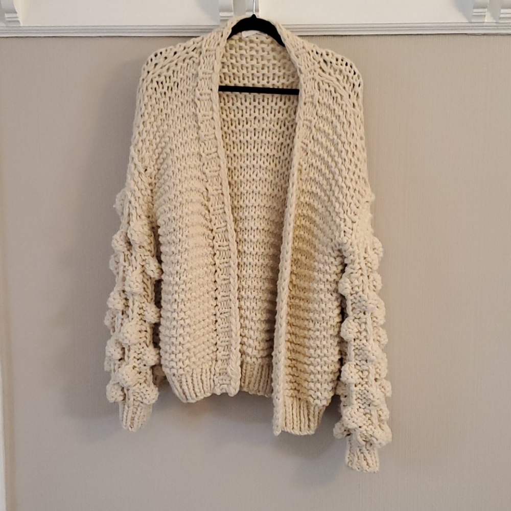 Goodnight Macaroon pom pom sweater